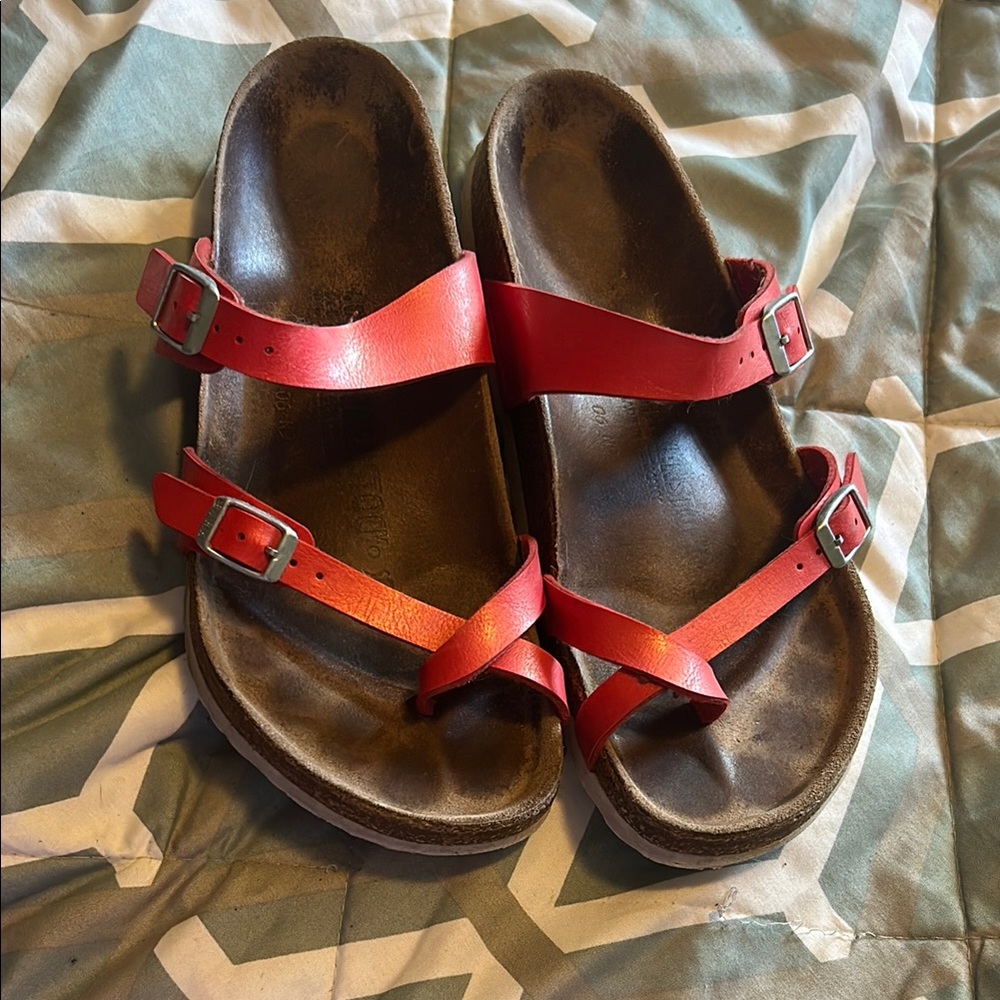 Birkenstock Red Sandals